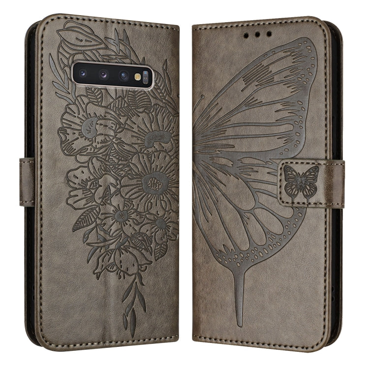 Embossed Butterfly Leather Phone Case, For Samsung Galaxy A40, For Samsung Galaxy A10 / M10 EU, For Samsung Galaxy Xcover 4s / Xcover 4, For Samsung Galaxy S10e, For Samsung Galaxy S10+, For Samsung Galaxy S10
