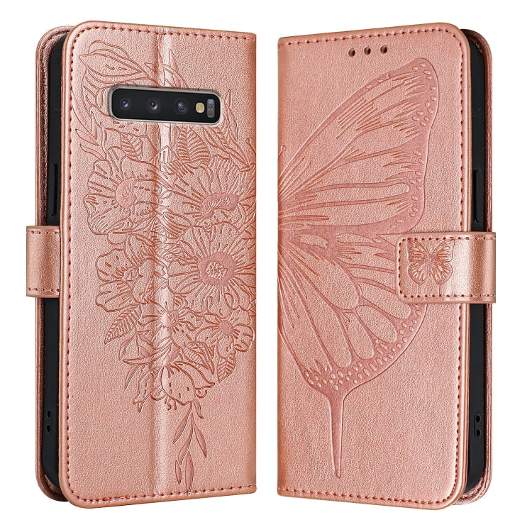 Embossed Butterfly Leather Phone Case, For Samsung Galaxy A40, For Samsung Galaxy A10 / M10 EU, For Samsung Galaxy Xcover 4s / Xcover 4, For Samsung Galaxy S10e, For Samsung Galaxy S10+, For Samsung Galaxy S10