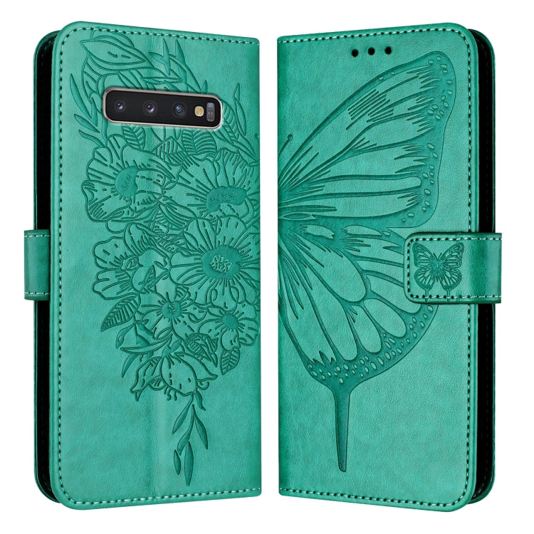 Embossed Butterfly Leather Phone Case, For Samsung Galaxy A40, For Samsung Galaxy A10 / M10 EU, For Samsung Galaxy Xcover 4s / Xcover 4, For Samsung Galaxy S10e, For Samsung Galaxy S10+, For Samsung Galaxy S10
