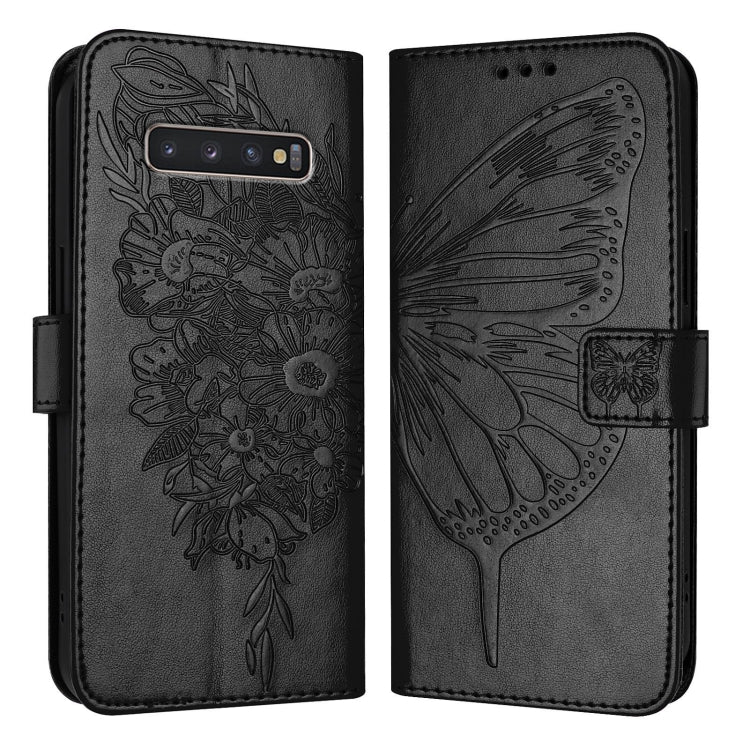 Embossed Butterfly Leather Phone Case, For Samsung Galaxy A40, For Samsung Galaxy A10 / M10 EU, For Samsung Galaxy Xcover 4s / Xcover 4, For Samsung Galaxy S10e, For Samsung Galaxy S10+, For Samsung Galaxy S10