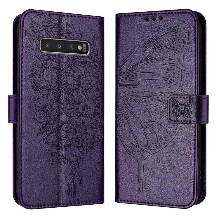 Embossed Butterfly Leather Phone Case, For Samsung Galaxy A40, For Samsung Galaxy A10 / M10 EU, For Samsung Galaxy Xcover 4s / Xcover 4, For Samsung Galaxy S10e, For Samsung Galaxy S10+, For Samsung Galaxy S10