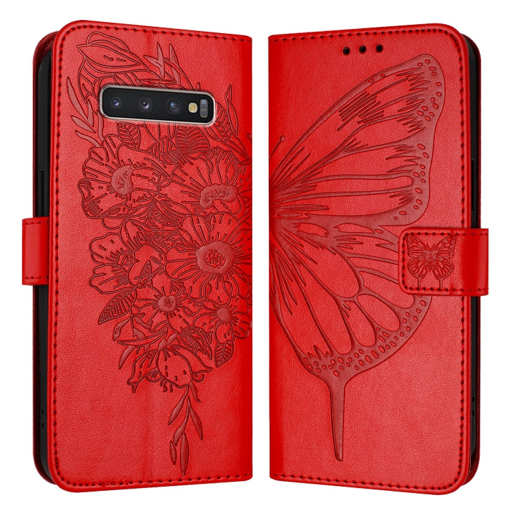 Embossed Butterfly Leather Phone Case, For Samsung Galaxy A40, For Samsung Galaxy A10 / M10 EU, For Samsung Galaxy Xcover 4s / Xcover 4, For Samsung Galaxy S10e, For Samsung Galaxy S10+, For Samsung Galaxy S10