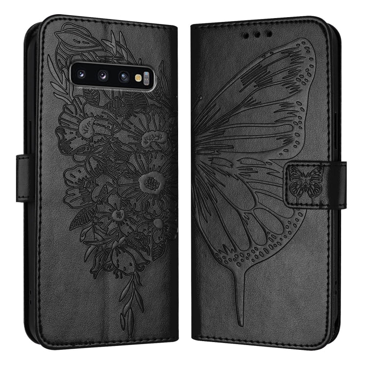 Embossed Butterfly Leather Phone Case, For Samsung Galaxy A40, For Samsung Galaxy A10 / M10 EU, For Samsung Galaxy Xcover 4s / Xcover 4, For Samsung Galaxy S10e, For Samsung Galaxy S10+, For Samsung Galaxy S10
