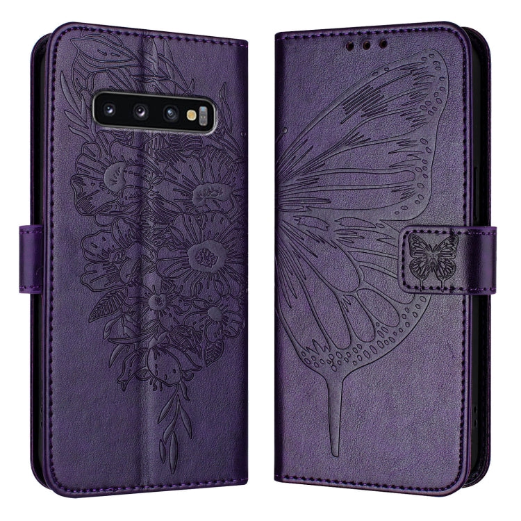 Embossed Butterfly Leather Phone Case, For Samsung Galaxy A40, For Samsung Galaxy A10 / M10 EU, For Samsung Galaxy Xcover 4s / Xcover 4, For Samsung Galaxy S10e, For Samsung Galaxy S10+, For Samsung Galaxy S10