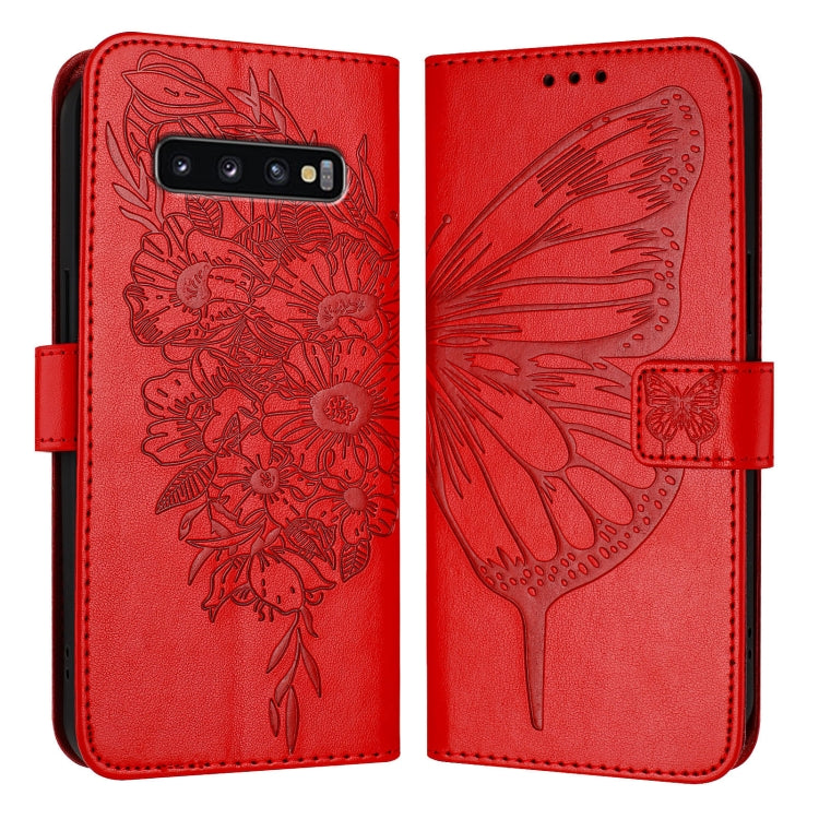 Embossed Butterfly Leather Phone Case, For Samsung Galaxy A40, For Samsung Galaxy A10 / M10 EU, For Samsung Galaxy Xcover 4s / Xcover 4, For Samsung Galaxy S10e, For Samsung Galaxy S10+, For Samsung Galaxy S10