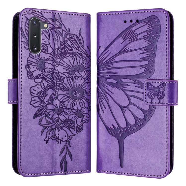 Embossed Butterfly Leather Phone Case, For Samsung Galaxy A81 / M60s /Note10 Lite, For Samsung Galaxy A10s / M10s, For Samsung Galaxy A20s, For Samsung Galaxy Note10, For Samsung Galaxy Note10+, For Samsung Galaxy A20e / A10e