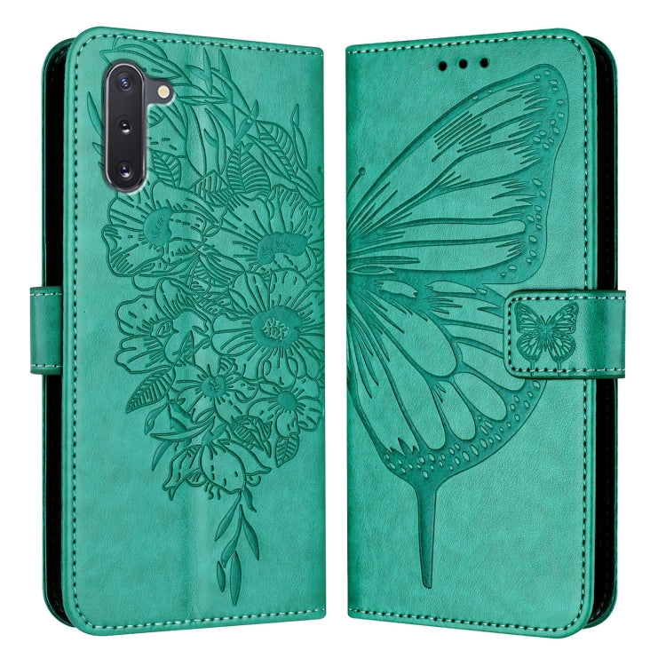 Embossed Butterfly Leather Phone Case, For Samsung Galaxy A81 / M60s /Note10 Lite, For Samsung Galaxy A10s / M10s, For Samsung Galaxy A20s, For Samsung Galaxy Note10, For Samsung Galaxy Note10+, For Samsung Galaxy A20e / A10e