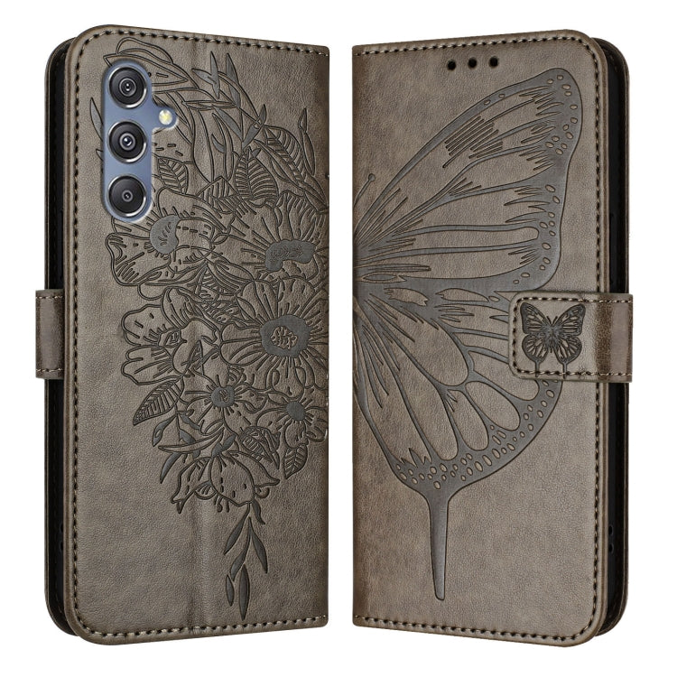 Embossed Butterfly Leather Phone Case, For Samsung Galaxy S24 Ultra 5G, For Samsung Galaxy S24+ 5G, For Samsung Galaxy S24 5G, For Samsung Galaxy M34 5G / F34 5G, For Samsung Galaxy M54 5G / F54 5G, For Samsung Galaxy M14 5G Global