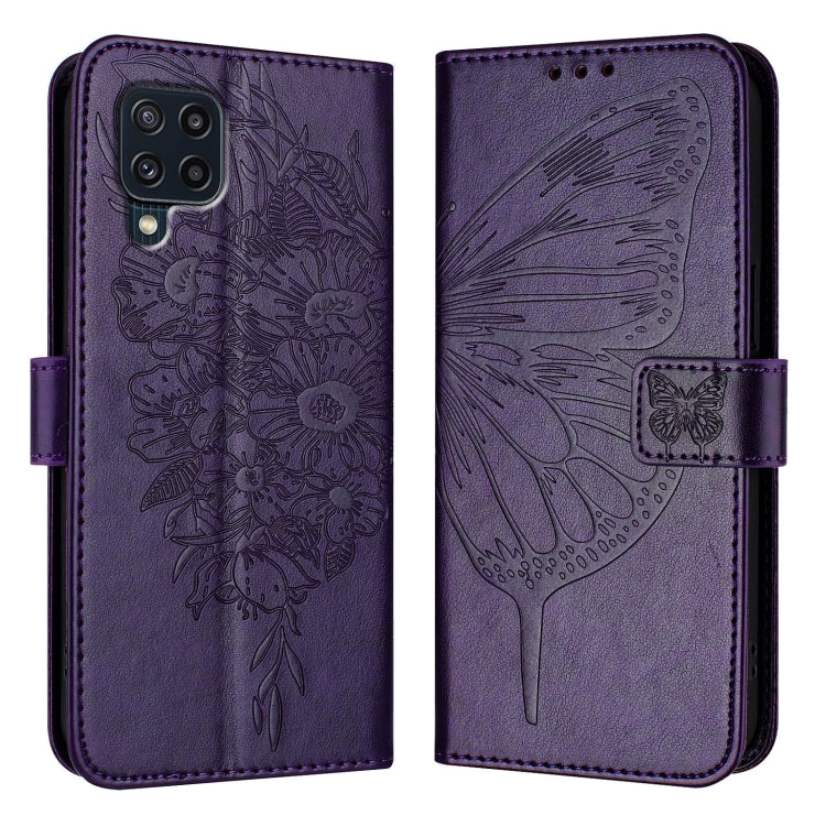 Embossed Butterfly Leather Phone Case, For Samsung Galaxy Xcover6 Pro, For Samsung Galaxy M52 5G, For Samsung Galaxy M32 4G Global / M22, For Samsung Galaxy A41 EU, For Samsung Galaxy M62, For Samsung Galaxy A91 / M80s / S10 Lite