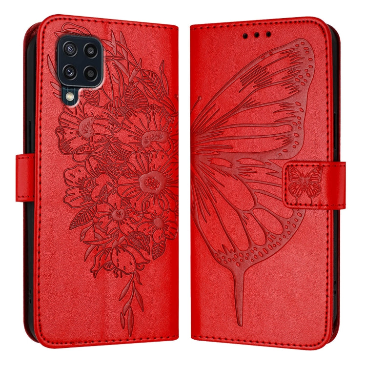Embossed Butterfly Leather Phone Case, For Samsung Galaxy Xcover6 Pro, For Samsung Galaxy M52 5G, For Samsung Galaxy M32 4G Global / M22, For Samsung Galaxy A41 EU, For Samsung Galaxy M62, For Samsung Galaxy A91 / M80s / S10 Lite