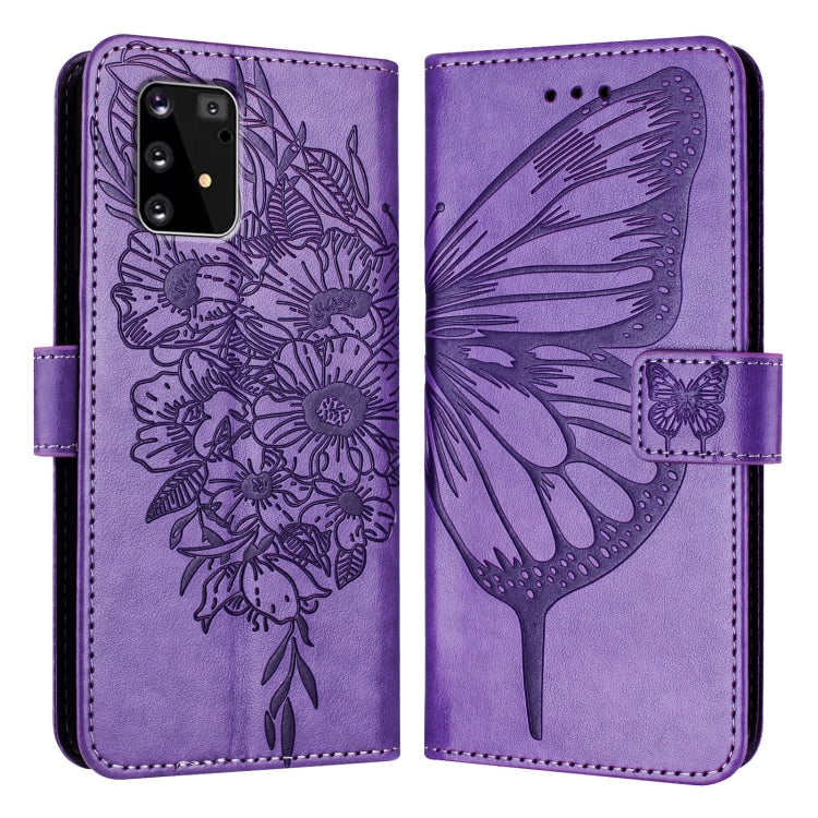 Embossed Butterfly Leather Phone Case, For Samsung Galaxy Xcover6 Pro, For Samsung Galaxy M52 5G, For Samsung Galaxy M32 4G Global / M22, For Samsung Galaxy A41 EU, For Samsung Galaxy M62, For Samsung Galaxy A91 / M80s / S10 Lite