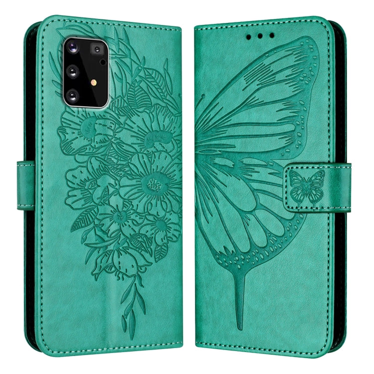 Embossed Butterfly Leather Phone Case, For Samsung Galaxy Xcover6 Pro, For Samsung Galaxy M52 5G, For Samsung Galaxy M32 4G Global / M22, For Samsung Galaxy A41 EU, For Samsung Galaxy M62, For Samsung Galaxy A91 / M80s / S10 Lite