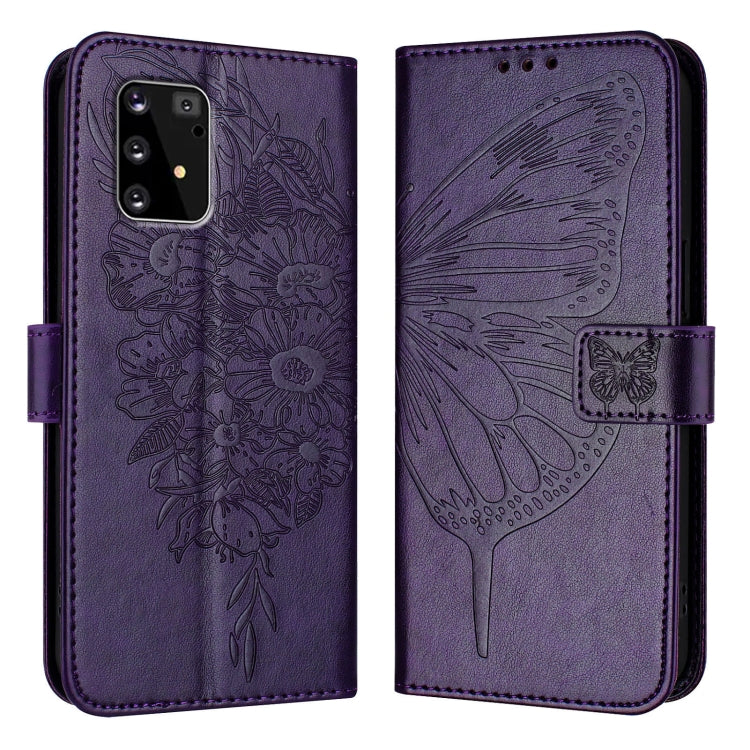Embossed Butterfly Leather Phone Case, For Samsung Galaxy Xcover6 Pro, For Samsung Galaxy M52 5G, For Samsung Galaxy M32 4G Global / M22, For Samsung Galaxy A41 EU, For Samsung Galaxy M62, For Samsung Galaxy A91 / M80s / S10 Lite