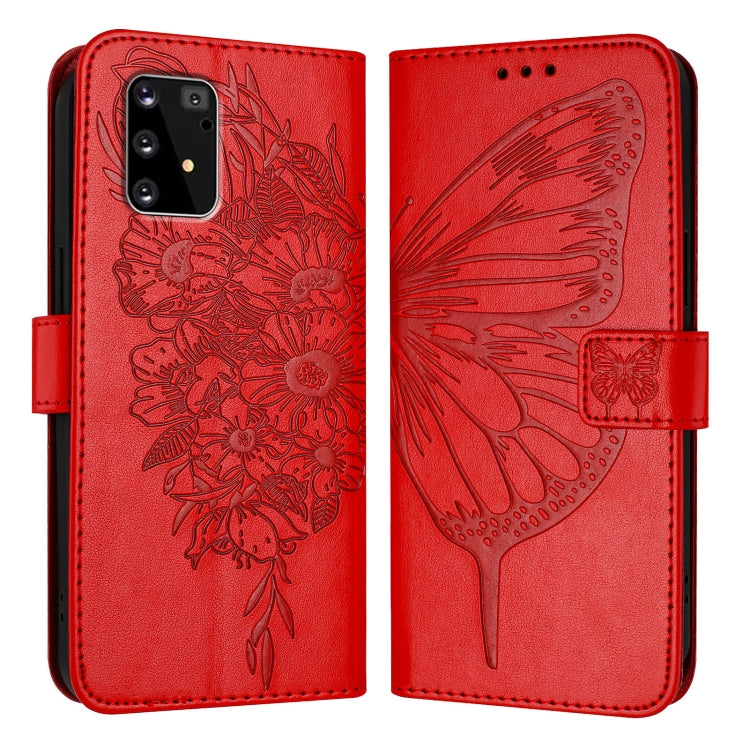 Embossed Butterfly Leather Phone Case, For Samsung Galaxy Xcover6 Pro, For Samsung Galaxy M52 5G, For Samsung Galaxy M32 4G Global / M22, For Samsung Galaxy A41 EU, For Samsung Galaxy M62, For Samsung Galaxy A91 / M80s / S10 Lite