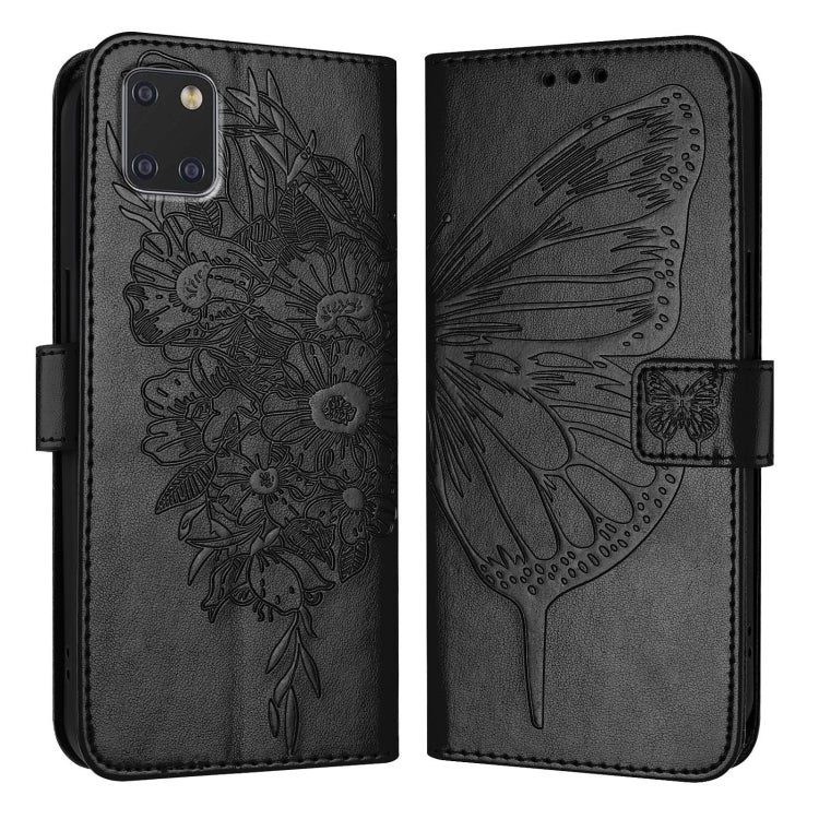 Embossed Butterfly Leather Phone Case, For Samsung Galaxy A81 / M60s /Note10 Lite, For Samsung Galaxy A10s / M10s, For Samsung Galaxy A20s, For Samsung Galaxy Note10, For Samsung Galaxy Note10+, For Samsung Galaxy A20e / A10e