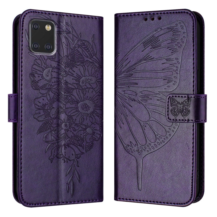 Embossed Butterfly Leather Phone Case, For Samsung Galaxy A81 / M60s /Note10 Lite, For Samsung Galaxy A10s / M10s, For Samsung Galaxy A20s, For Samsung Galaxy Note10, For Samsung Galaxy Note10+, For Samsung Galaxy A20e / A10e