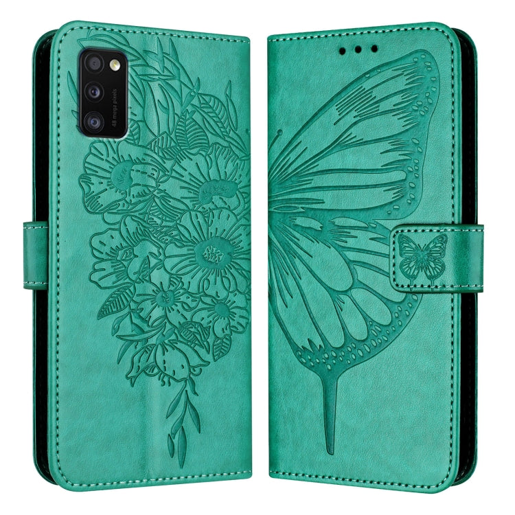 Embossed Butterfly Leather Phone Case, For Samsung Galaxy Xcover6 Pro, For Samsung Galaxy M52 5G, For Samsung Galaxy M32 4G Global / M22, For Samsung Galaxy A41 EU, For Samsung Galaxy M62, For Samsung Galaxy A91 / M80s / S10 Lite