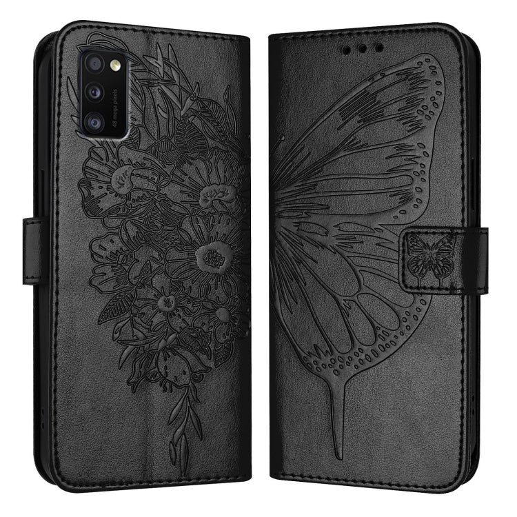 Embossed Butterfly Leather Phone Case, For Samsung Galaxy Xcover6 Pro, For Samsung Galaxy M52 5G, For Samsung Galaxy M32 4G Global / M22, For Samsung Galaxy A41 EU, For Samsung Galaxy M62, For Samsung Galaxy A91 / M80s / S10 Lite