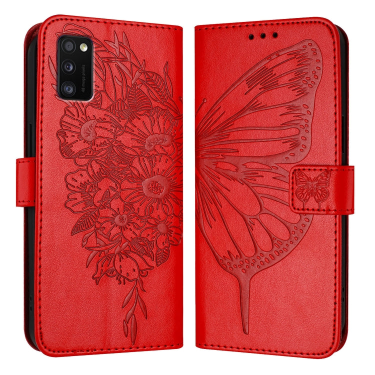 Embossed Butterfly Leather Phone Case, For Samsung Galaxy Xcover6 Pro, For Samsung Galaxy M52 5G, For Samsung Galaxy M32 4G Global / M22, For Samsung Galaxy A41 EU, For Samsung Galaxy M62, For Samsung Galaxy A91 / M80s / S10 Lite