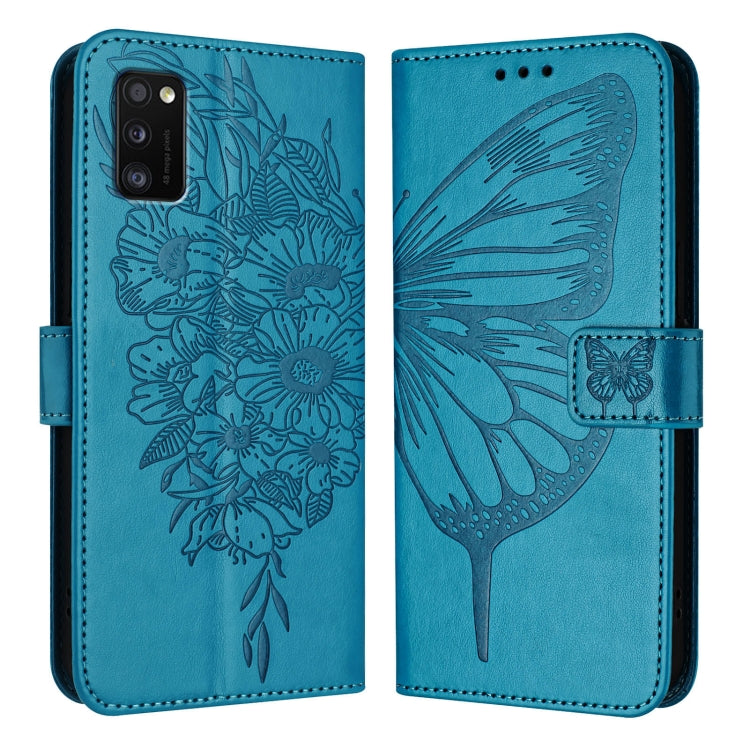 Embossed Butterfly Leather Phone Case, For Samsung Galaxy Xcover6 Pro, For Samsung Galaxy M52 5G, For Samsung Galaxy M32 4G Global / M22, For Samsung Galaxy A41 EU, For Samsung Galaxy M62, For Samsung Galaxy A91 / M80s / S10 Lite