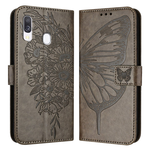 Embossed Butterfly Leather Phone Case, For Samsung Galaxy A40, For Samsung Galaxy A10 / M10 EU, For Samsung Galaxy Xcover 4s / Xcover 4, For Samsung Galaxy S10e, For Samsung Galaxy S10+, For Samsung Galaxy S10