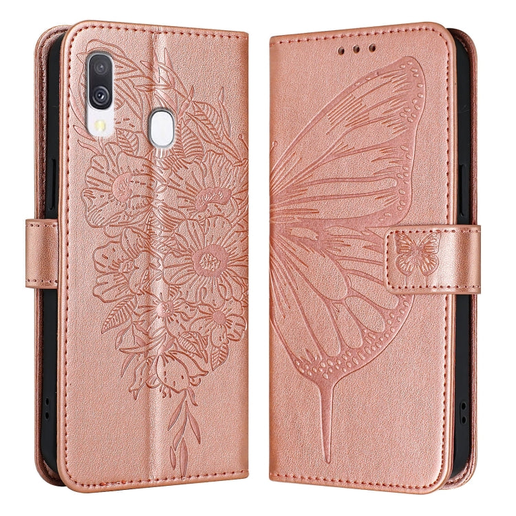 Embossed Butterfly Leather Phone Case, For Samsung Galaxy A40, For Samsung Galaxy A10 / M10 EU, For Samsung Galaxy Xcover 4s / Xcover 4, For Samsung Galaxy S10e, For Samsung Galaxy S10+, For Samsung Galaxy S10