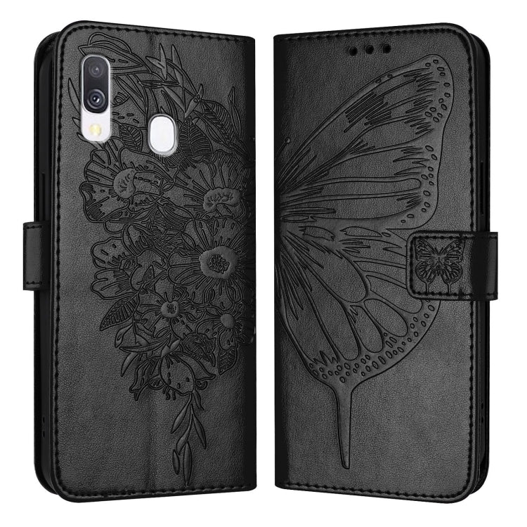 Embossed Butterfly Leather Phone Case, For Samsung Galaxy A40, For Samsung Galaxy A10 / M10 EU, For Samsung Galaxy Xcover 4s / Xcover 4, For Samsung Galaxy S10e, For Samsung Galaxy S10+, For Samsung Galaxy S10