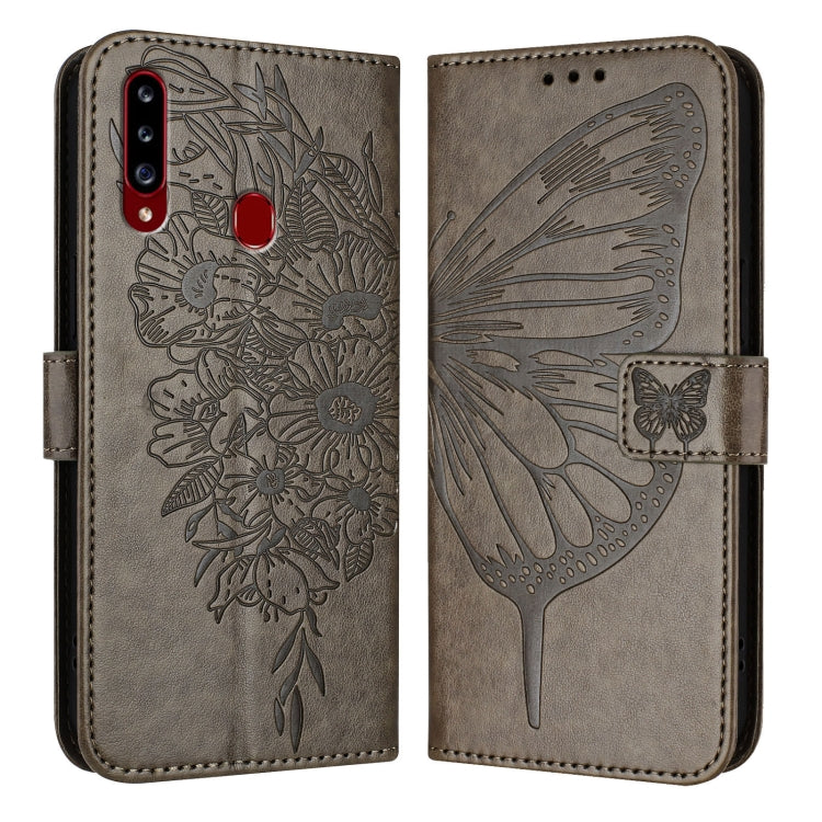 Embossed Butterfly Leather Phone Case, For Samsung Galaxy A81 / M60s /Note10 Lite, For Samsung Galaxy A10s / M10s, For Samsung Galaxy A20s, For Samsung Galaxy Note10, For Samsung Galaxy Note10+, For Samsung Galaxy A20e / A10e
