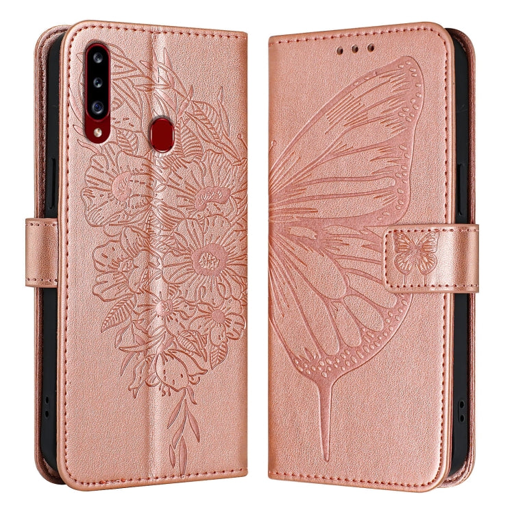 Embossed Butterfly Leather Phone Case, For Samsung Galaxy A81 / M60s /Note10 Lite, For Samsung Galaxy A10s / M10s, For Samsung Galaxy A20s, For Samsung Galaxy Note10, For Samsung Galaxy Note10+, For Samsung Galaxy A20e / A10e