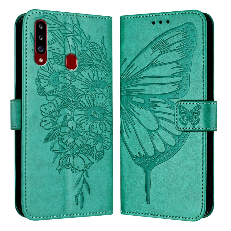 Embossed Butterfly Leather Phone Case, For Samsung Galaxy A81 / M60s /Note10 Lite, For Samsung Galaxy A10s / M10s, For Samsung Galaxy A20s, For Samsung Galaxy Note10, For Samsung Galaxy Note10+, For Samsung Galaxy A20e / A10e