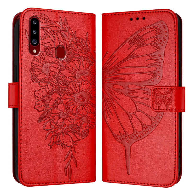 Embossed Butterfly Leather Phone Case, For Samsung Galaxy A81 / M60s /Note10 Lite, For Samsung Galaxy A10s / M10s, For Samsung Galaxy A20s, For Samsung Galaxy Note10, For Samsung Galaxy Note10+, For Samsung Galaxy A20e / A10e