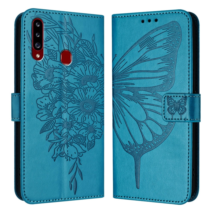 Embossed Butterfly Leather Phone Case, For Samsung Galaxy A81 / M60s /Note10 Lite, For Samsung Galaxy A10s / M10s, For Samsung Galaxy A20s, For Samsung Galaxy Note10, For Samsung Galaxy Note10+, For Samsung Galaxy A20e / A10e