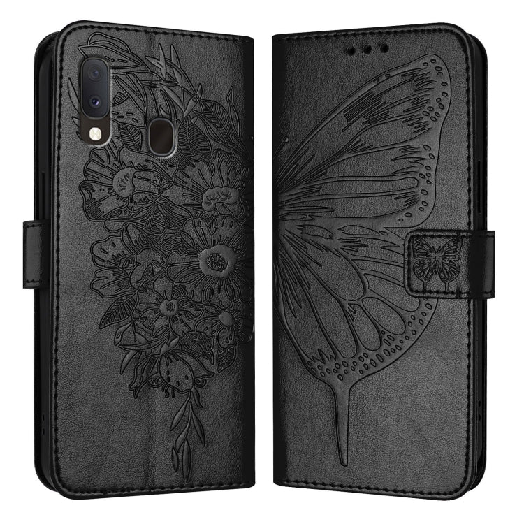 Embossed Butterfly Leather Phone Case, For Samsung Galaxy A81 / M60s /Note10 Lite, For Samsung Galaxy A10s / M10s, For Samsung Galaxy A20s, For Samsung Galaxy Note10, For Samsung Galaxy Note10+, For Samsung Galaxy A20e / A10e