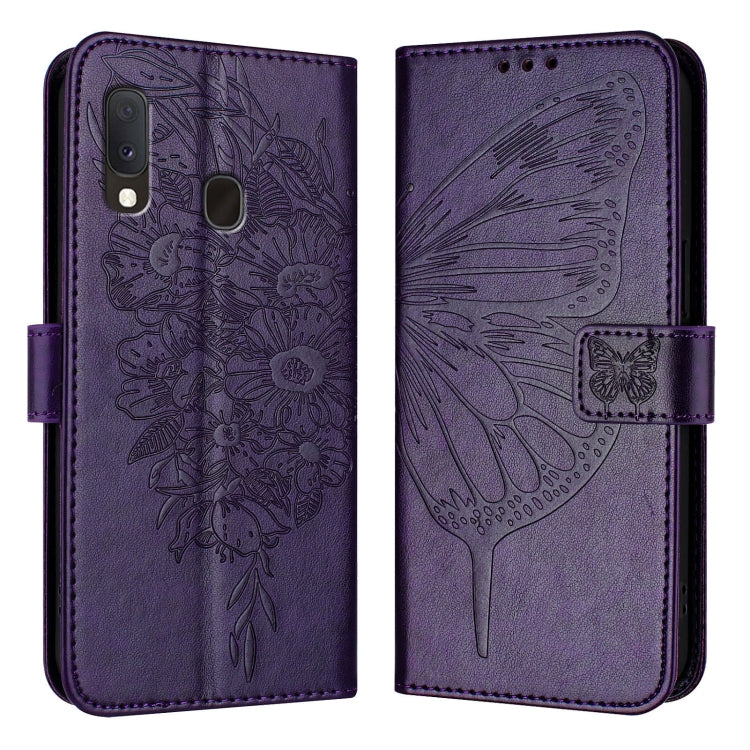 Embossed Butterfly Leather Phone Case, For Samsung Galaxy A81 / M60s /Note10 Lite, For Samsung Galaxy A10s / M10s, For Samsung Galaxy A20s, For Samsung Galaxy Note10, For Samsung Galaxy Note10+, For Samsung Galaxy A20e / A10e
