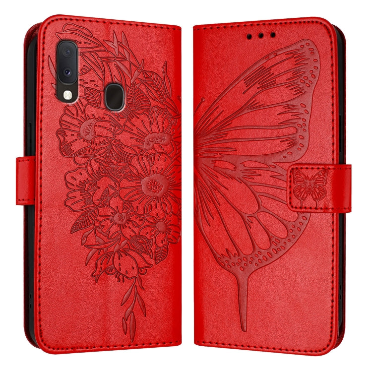 Embossed Butterfly Leather Phone Case, For Samsung Galaxy A81 / M60s /Note10 Lite, For Samsung Galaxy A10s / M10s, For Samsung Galaxy A20s, For Samsung Galaxy Note10, For Samsung Galaxy Note10+, For Samsung Galaxy A20e / A10e
