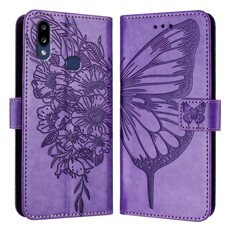 Embossed Butterfly Leather Phone Case, For Samsung Galaxy A81 / M60s /Note10 Lite, For Samsung Galaxy A10s / M10s, For Samsung Galaxy A20s, For Samsung Galaxy Note10, For Samsung Galaxy Note10+, For Samsung Galaxy A20e / A10e