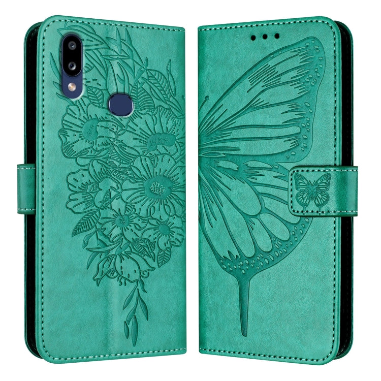 Embossed Butterfly Leather Phone Case, For Samsung Galaxy A81 / M60s /Note10 Lite, For Samsung Galaxy A10s / M10s, For Samsung Galaxy A20s, For Samsung Galaxy Note10, For Samsung Galaxy Note10+, For Samsung Galaxy A20e / A10e