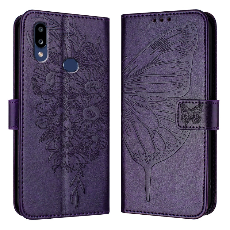 Embossed Butterfly Leather Phone Case, For Samsung Galaxy A81 / M60s /Note10 Lite, For Samsung Galaxy A10s / M10s, For Samsung Galaxy A20s, For Samsung Galaxy Note10, For Samsung Galaxy Note10+, For Samsung Galaxy A20e / A10e