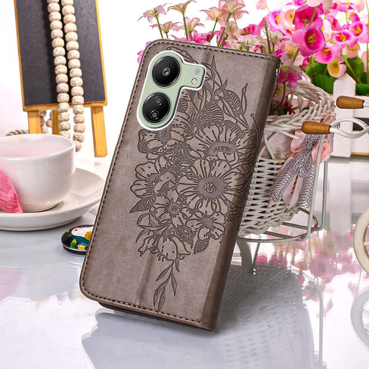 Embossed Butterfly Leather Phone Case, For Xiaomi Redmi 13C, For Xiaomi Redmi Note 13 Pro+ 5G, For Xiaomi Redmi Note 13 Pro 5G Global, For Xiaomi Poco M6 Pro 5G / Redmi 12 4G/5G, For Xiaomi Redmi K70 / K70 Pro, For Xiaomi 13T / 13T Pro Global