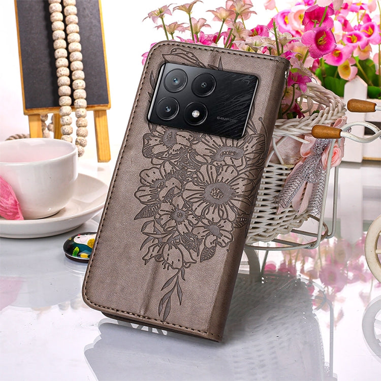 Embossed Butterfly Leather Phone Case, For Xiaomi Redmi K70E, For Xiaomi Poco X6 Pro, For Xiaomi 14 Ultra 5G Global, For Xiaomi 14 Pro 5G Global, For Xiaomi 14 5G Global, For Xiaomi Redmi Note 13 5G Global