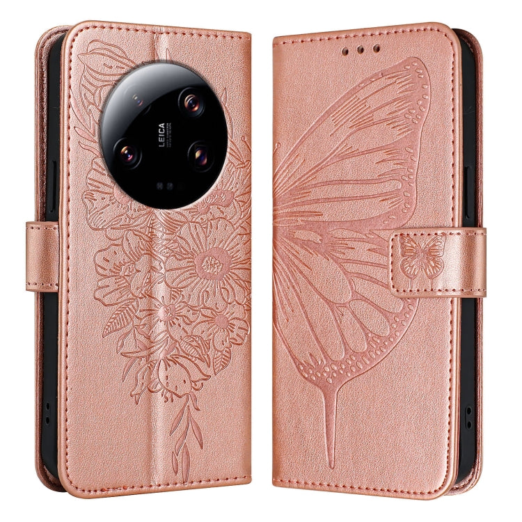 Embossed Butterfly Leather Phone Case, For Xiaomi Poco F5/Redmi Note 12 Turbo 5G, For Xiaomi Poco F5 Pro/Redmi K60/K60 Pro, For Xiaomi Poco C51 / Poco C50 4G, For Xiaomi 13 Ultra, For Xiaomi Civi 3 5G, For Xiaomi Poco X4 NFC