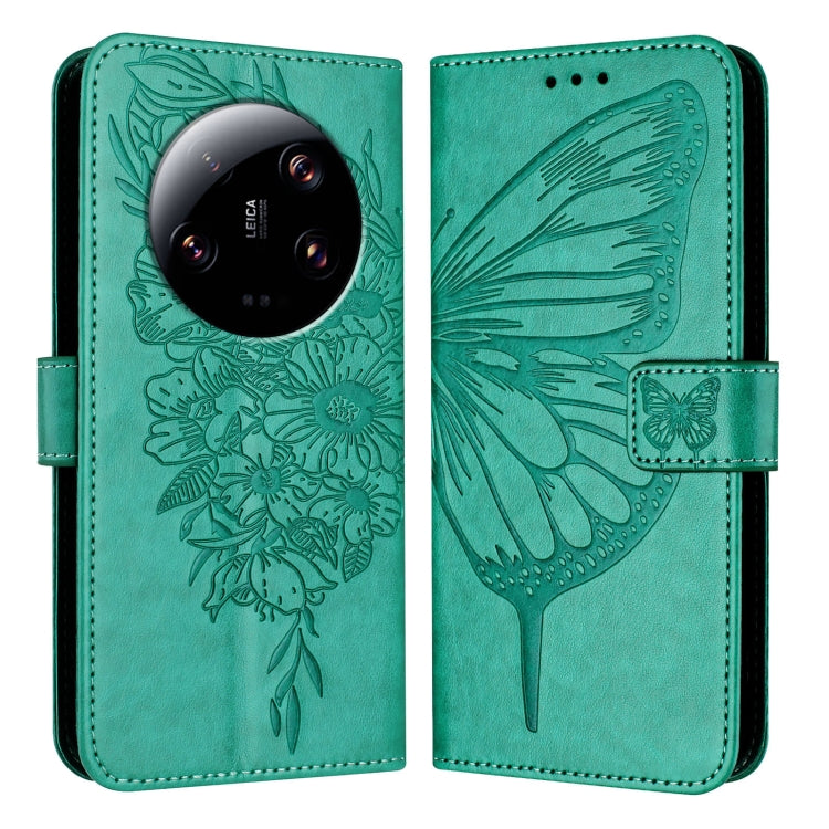 Embossed Butterfly Leather Phone Case, For Xiaomi Poco F5/Redmi Note 12 Turbo 5G, For Xiaomi Poco F5 Pro/Redmi K60/K60 Pro, For Xiaomi Poco C51 / Poco C50 4G, For Xiaomi 13 Ultra, For Xiaomi Civi 3 5G, For Xiaomi Poco X4 NFC