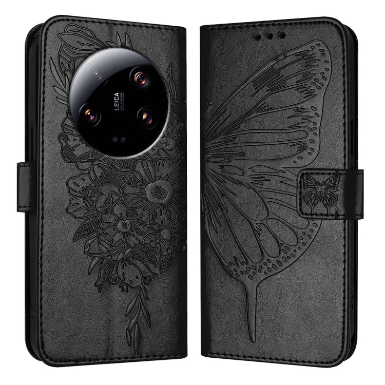 Embossed Butterfly Leather Phone Case, For Xiaomi Poco F5/Redmi Note 12 Turbo 5G, For Xiaomi Poco F5 Pro/Redmi K60/K60 Pro, For Xiaomi Poco C51 / Poco C50 4G, For Xiaomi 13 Ultra, For Xiaomi Civi 3 5G, For Xiaomi Poco X4 NFC