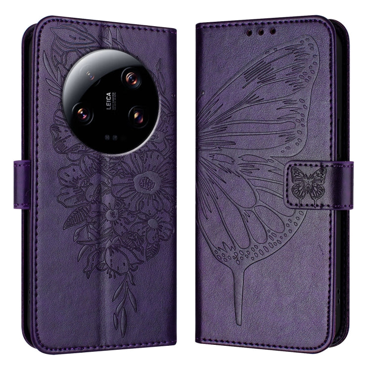 Embossed Butterfly Leather Phone Case, For Xiaomi Poco F5/Redmi Note 12 Turbo 5G, For Xiaomi Poco F5 Pro/Redmi K60/K60 Pro, For Xiaomi Poco C51 / Poco C50 4G, For Xiaomi 13 Ultra, For Xiaomi Civi 3 5G, For Xiaomi Poco X4 NFC