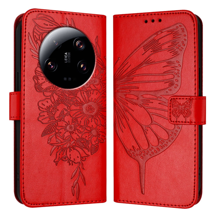 Embossed Butterfly Leather Phone Case, For Xiaomi Poco F5/Redmi Note 12 Turbo 5G, For Xiaomi Poco F5 Pro/Redmi K60/K60 Pro, For Xiaomi Poco C51 / Poco C50 4G, For Xiaomi 13 Ultra, For Xiaomi Civi 3 5G, For Xiaomi Poco X4 NFC