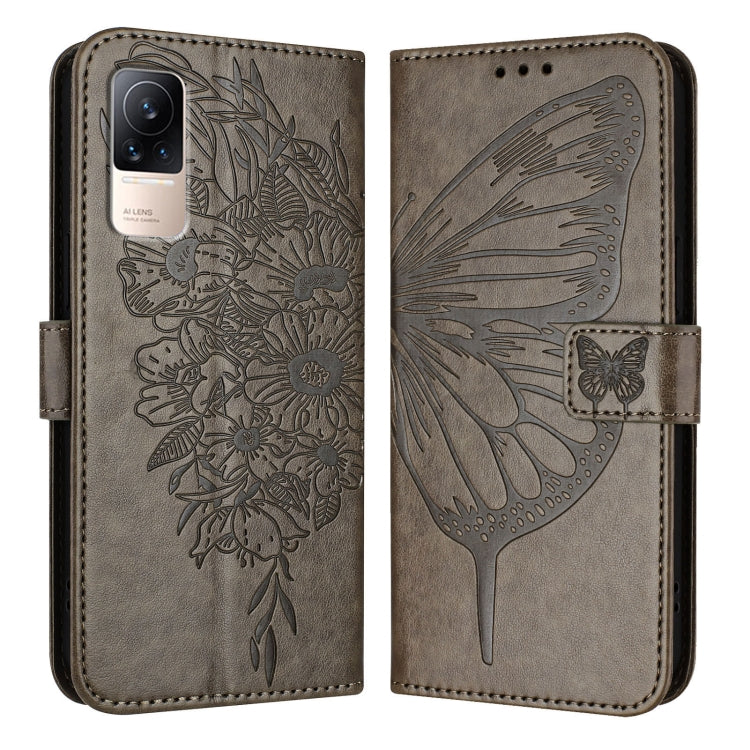 Embossed Butterfly Leather Phone Case, For Xiaomi Redmi Note 11 Pro+ 5G EU, For Xiaomi Civi 1S, For Xiaomi Poco X3 GT, For Xiaomi Mi 11 Ultra, For Xiaomi Mi 10T Lite 5G, For Xiaomi Redmi 8 / 8A