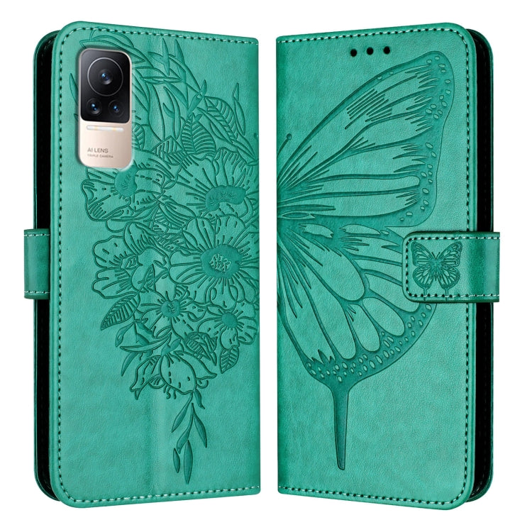 Embossed Butterfly Leather Phone Case, For Xiaomi Redmi Note 11 Pro+ 5G EU, For Xiaomi Civi 1S, For Xiaomi Poco X3 GT, For Xiaomi Mi 11 Ultra, For Xiaomi Mi 10T Lite 5G, For Xiaomi Redmi 8 / 8A