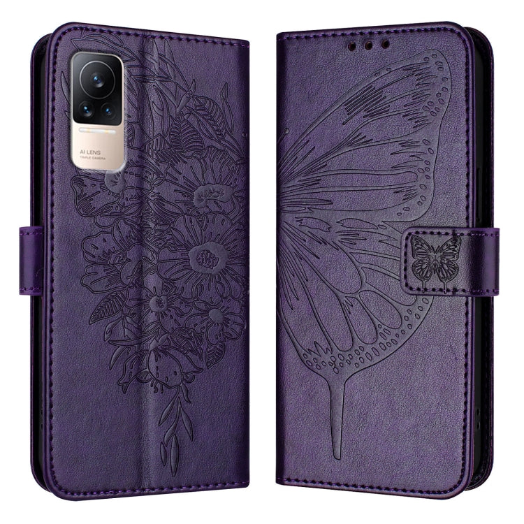 Embossed Butterfly Leather Phone Case, For Xiaomi Redmi Note 11 Pro+ 5G EU, For Xiaomi Civi 1S, For Xiaomi Poco X3 GT, For Xiaomi Mi 11 Ultra, For Xiaomi Mi 10T Lite 5G, For Xiaomi Redmi 8 / 8A