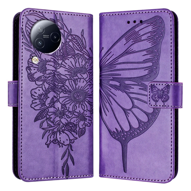 Embossed Butterfly Leather Phone Case, For Xiaomi Poco F5/Redmi Note 12 Turbo 5G, For Xiaomi Poco F5 Pro/Redmi K60/K60 Pro, For Xiaomi Poco C51 / Poco C50 4G, For Xiaomi 13 Ultra, For Xiaomi Civi 3 5G, For Xiaomi Poco X4 NFC