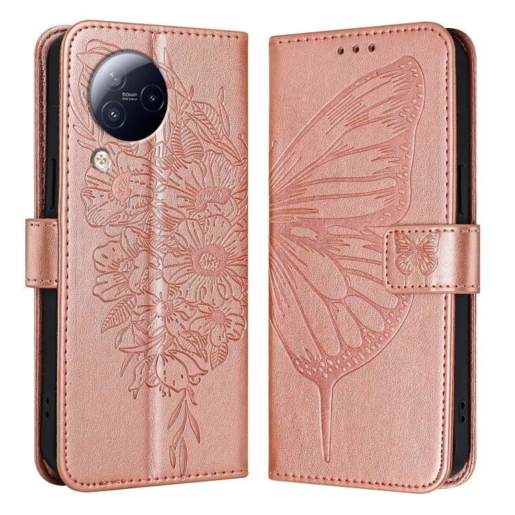 Embossed Butterfly Leather Phone Case, For Xiaomi Poco F5/Redmi Note 12 Turbo 5G, For Xiaomi Poco F5 Pro/Redmi K60/K60 Pro, For Xiaomi Poco C51 / Poco C50 4G, For Xiaomi 13 Ultra, For Xiaomi Civi 3 5G, For Xiaomi Poco X4 NFC
